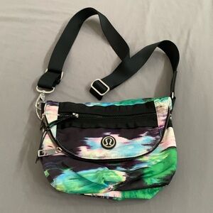 Lululemon All Night Festival bag, multi-color with black strap